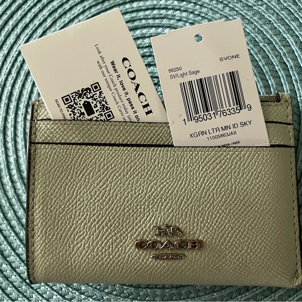 COACH Mini Skinny Keychain Wallet